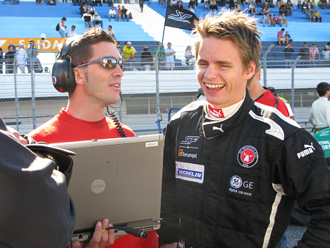 Optimistisk Kasper Andersen og teamet ser frem til at slippe de 750 heste løs på Monza.